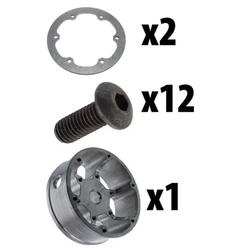 AndyMark 8in. HD Pneumatic Wheel Hub Assembly 0.5in. Hex Bore