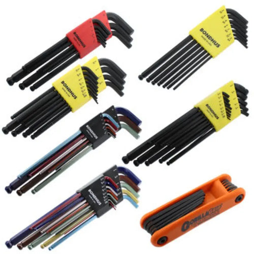 AndyMark Allen Wrench Set Fold-up 12 Hex