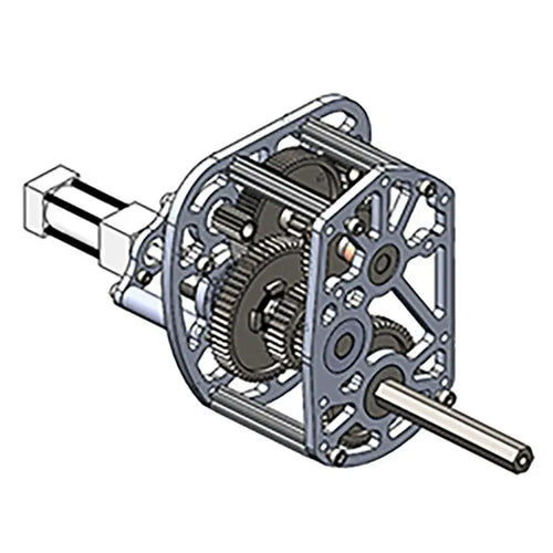 AndyMark EVO Shifter am14u Family Hex Shaft, StageA 2 Stage - 06.00:1 Ratio, StageB 2 Stage - 16.37:1 Ratio