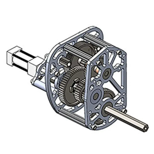 AndyMark EVO Shifter AM14U Family Hex Shaft, StageA 2 Stage - 16.37:1 Ratio, StageB 2 Stage - 22.67:1 Ratio