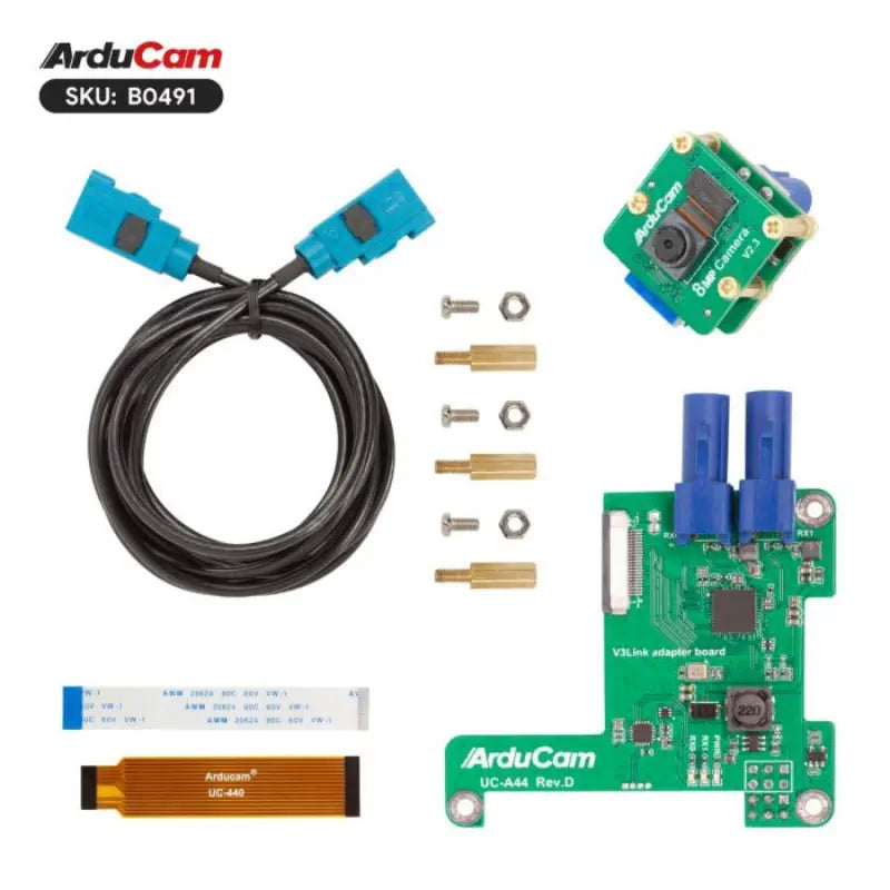 Arducam IMX219 V3Link FPD-Link SerDes Camera Kit for Raspberry Pi