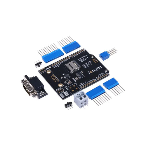 CAN FD Shield for Arduino, 9-Pin Sub-D, SPI, Selectable OBD-II/CAN Pinouts