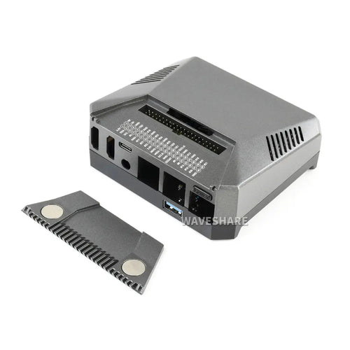Argon 1m.2: Aluminum Case for Raspberry Pi 4, w/ M.2 Expansion Slot
