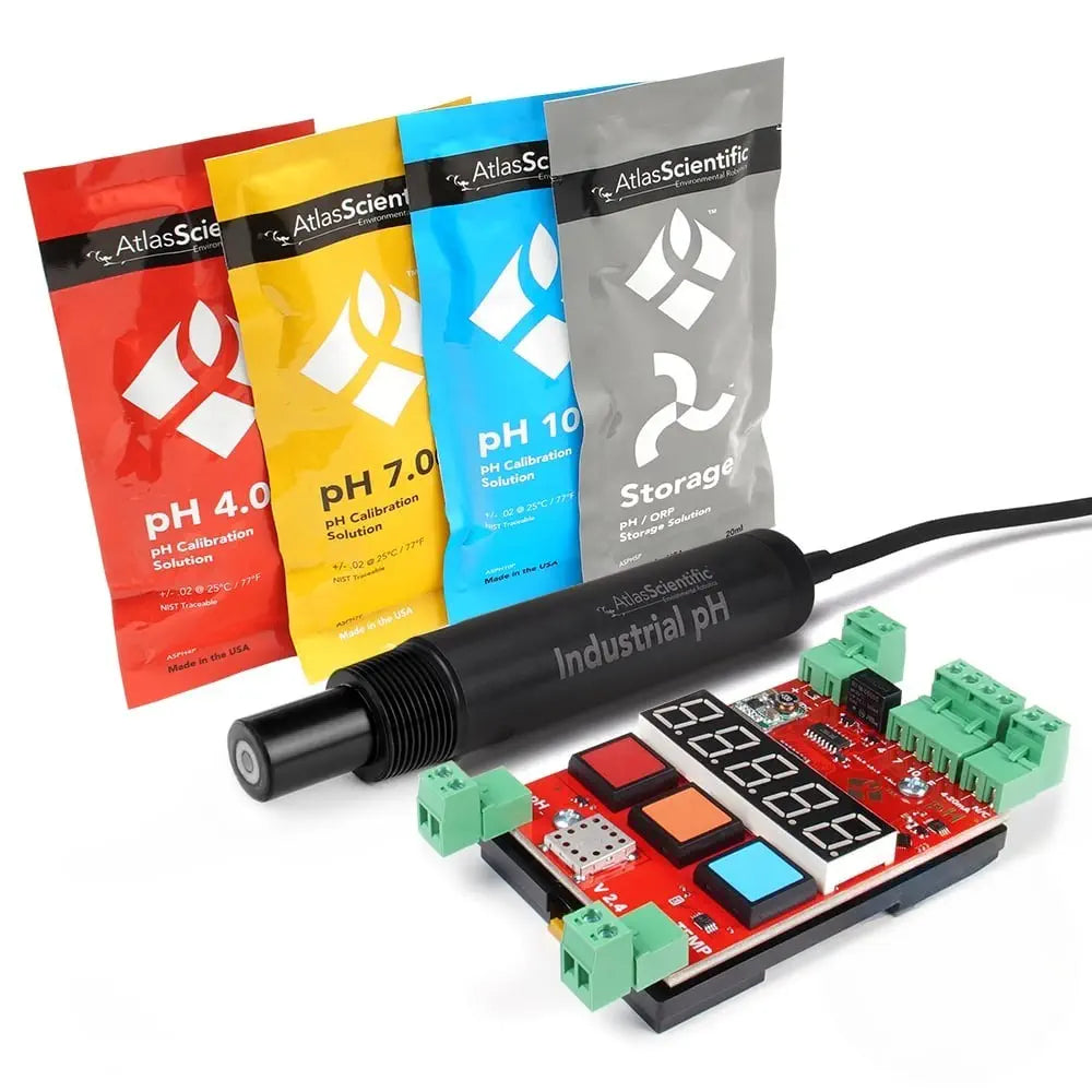 Atlas Scientific Industrial pH Kit w/ PT-1000 Temperature Sensor