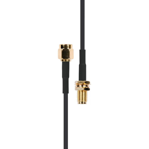 Atlas Scientific SMA Male to SMA Female Extension Cable - Black 7.5m