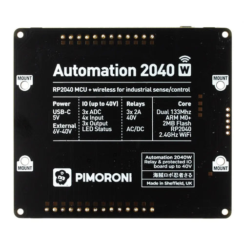 Automation 2040 W (Pico W Aboard)