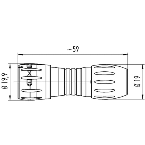 Binder 77 Plug (6-8mm)