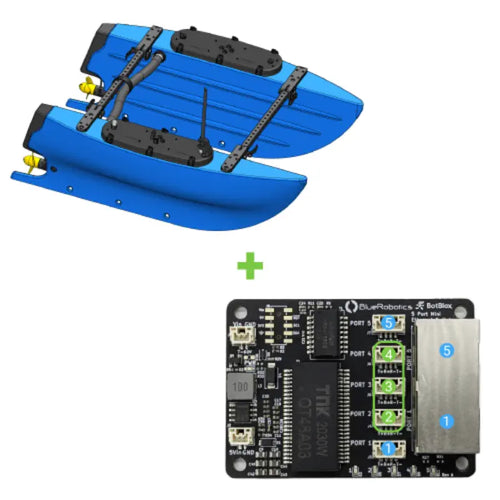 Blue Robotics 5-Port Ethernet Switch (Compatible w/ BlueROV2, BlueBoat)