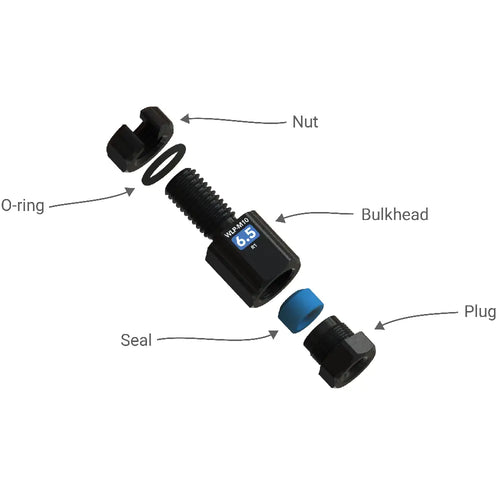 BlueRobotics WetLink Penetrator - LC (1 Pack) (M10 - 6.5 Mm)