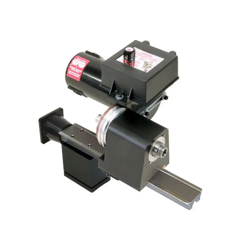 CNC-Ready Single-Axis Machine Slide w/ Dovetail Headstock & Motor 3/4 ...