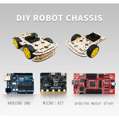 Dagu 2WD Chassis Kit (Wooden)