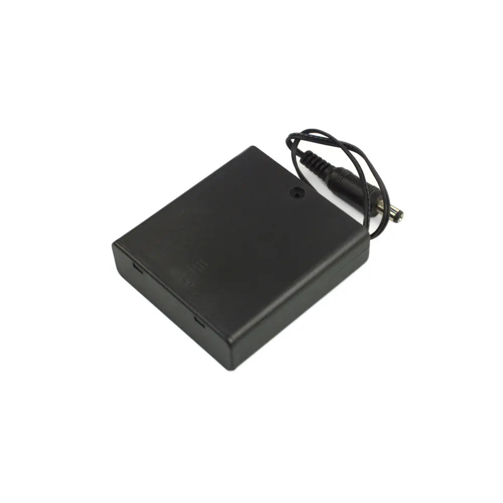 DFRobot 4xAA Battery Holder (w/ Power Switch, DC2.1 Jack, & Cover)