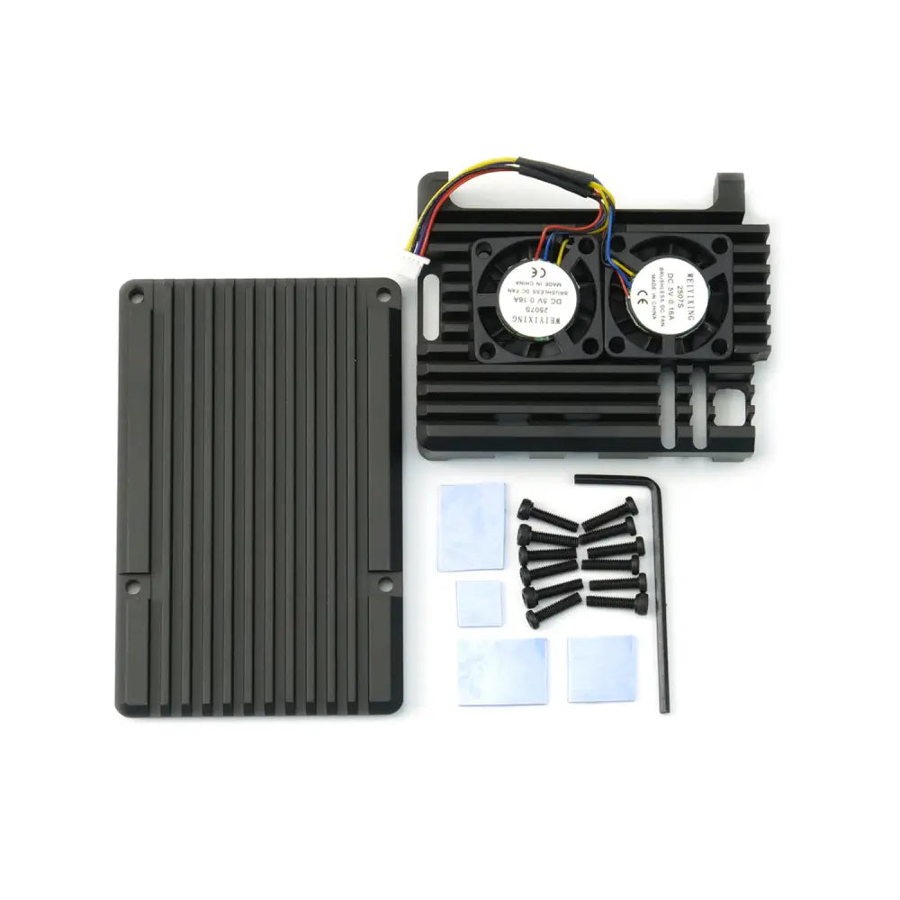 DFRobot Dual Fans Metal Case for Raspberry Pi 5 Single Board Computer