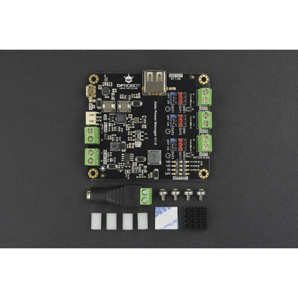 DFRobot Solar Power Manager w/ Panel (9V)