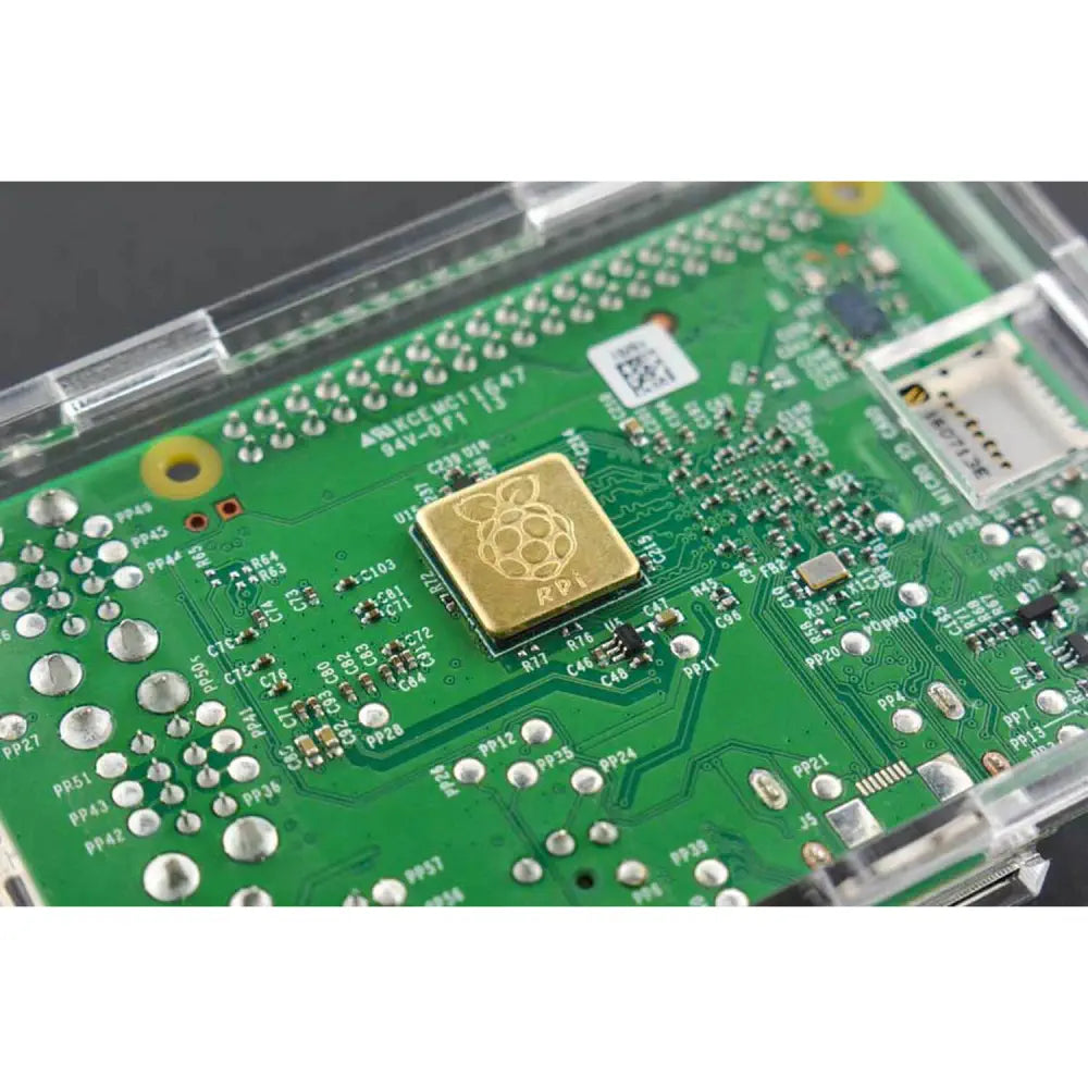 DFRobot Transparent Acrylic Case for Raspberry Pi B+/2B/3B (w/ Fan)