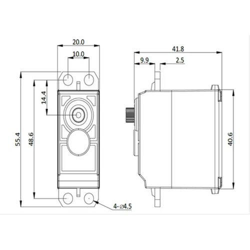 DFRobot 6Kg 180° Clutch Servo