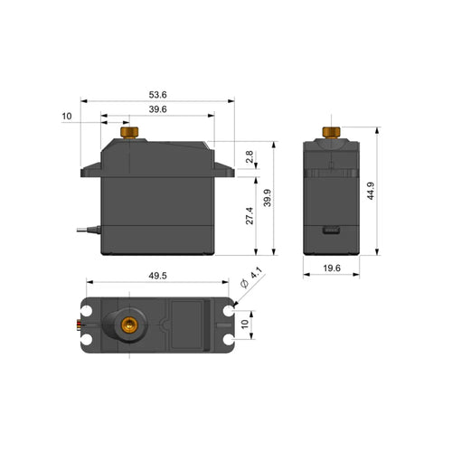 DFRobot DSS-M15S 270° 15KG DF Metal Servo w/ Analog Feedback