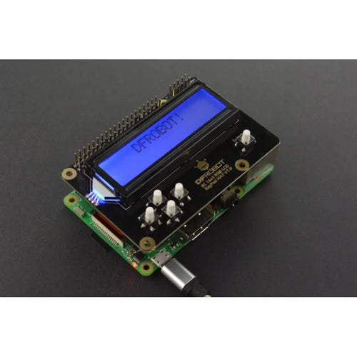 DFRobot I2C 16x2 RGB LCD KeyPad HAT w/ RGB Backlight(Compatible w/ Raspberry Pi 4B/3B+)