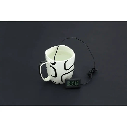 DFRobot Waterproof Digital Thermometer w/ Display, -50℃ to 110℃, ±1℃ Error, 1m Probe
