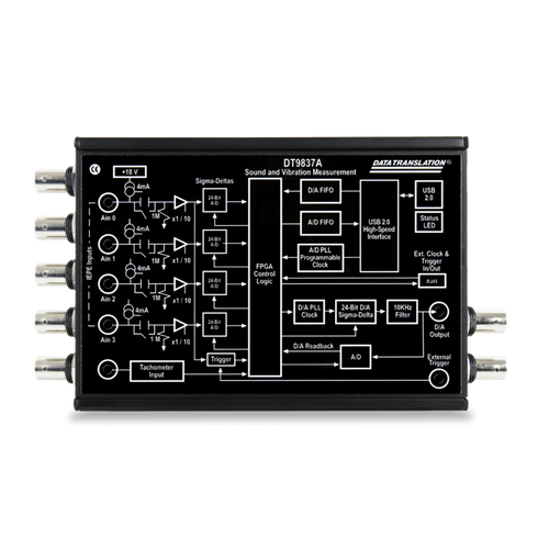 Digilent DT9837A; Signal Analyzer; USB; 4IEPE; 24b; 52.7kS/s/Ch