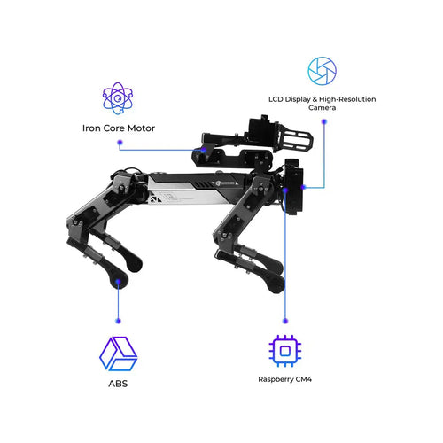 ELECFREAKS CM4 XGO-Lite Robot Dog Kit V2 for Raspberry Pi
