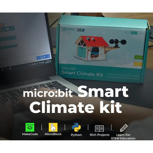 ELECFREAKS micro:bit Smart Climate Kit w/ IOT:Bit Expansion Board