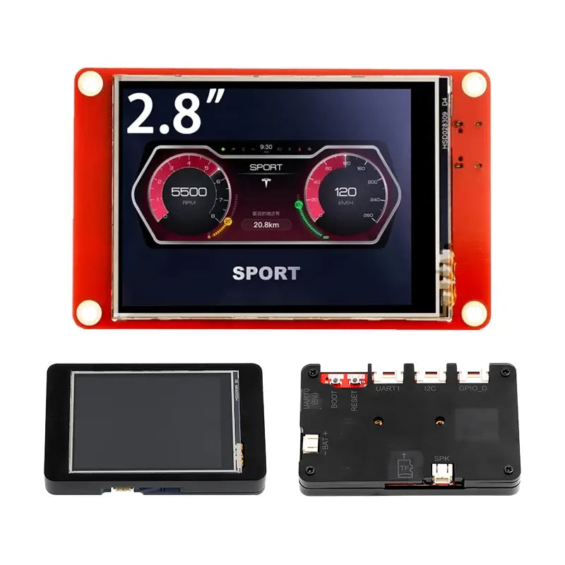 Elecrow CrowPanel 2.8"-ESP32 HMI 320x240 Display SPI TFT LCD Touch Screen Compatible w/ Arduino/LVGL/Esphome-Homeassistant/PlatformIO/Micropython