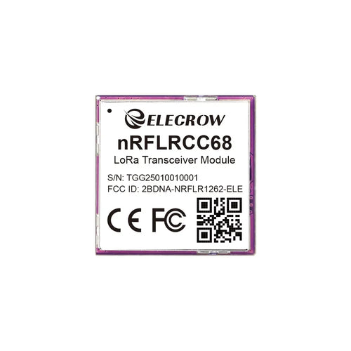 Elecrow nRFLRCC68 Wireless Transceiver Module Integrates Nordic nRF52840 & Semtech LLCC68