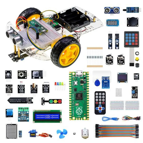 Elecrow Raspberry Pi Pico Advanced Kit w/ 32 Modules & 32 Projects (w/o Raspberry Pi Pico Board)