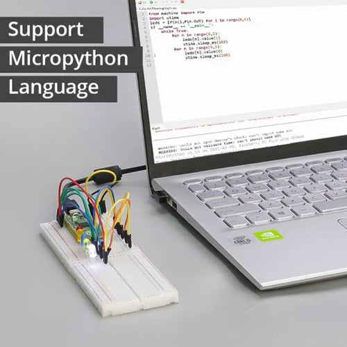 Elecrow Raspberry Pi Pico Advanced Kit w/ 32 Modules & 32 Projects (w/o Raspberry Pi Pico Board)