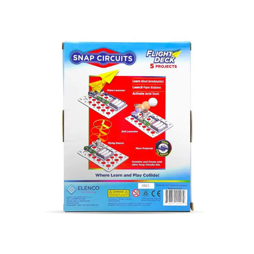 Snap Circuits Flight Deck Paper Airplane Launcher