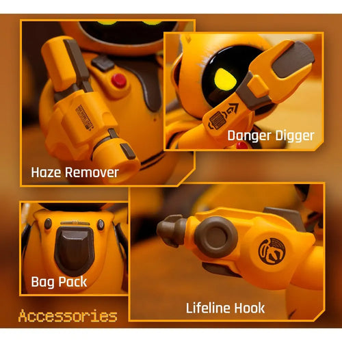 Energize Lab Eilik-DQ Little Companion Bot (Yellow-Orange) - RobotShop