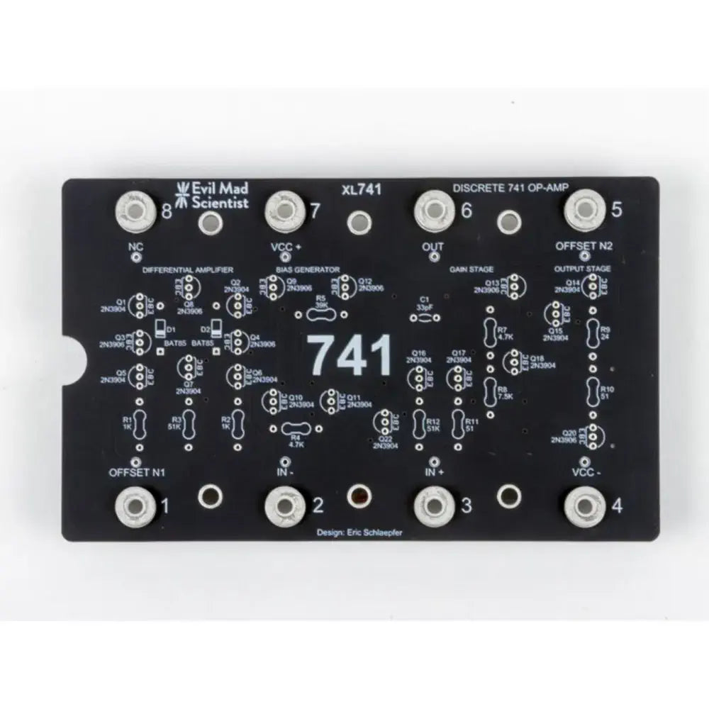 Evil Mad Scientist The XL741 Discrete Op-Amp Kit