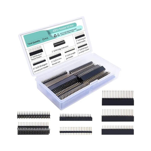 GPIO Header Connector Kit for Raspberry Pi, Tinker Board, Jetson Nano (13x)