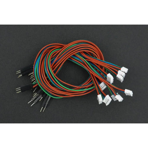 Gravity 4-Pin PH2.0 to DuPont Male Connector I2C/ UART Cable Pack (30cm)