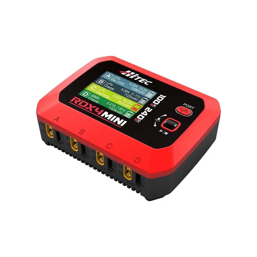 Hitec RDX4 Mini 240W DC 100W AC Battery Charger
