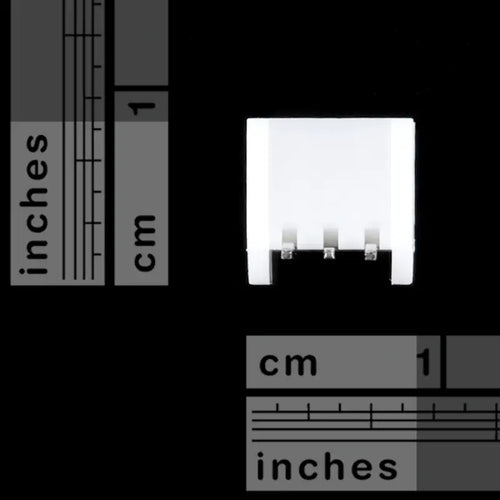 JST right Angle Connector - Through-Hole 3-Pin