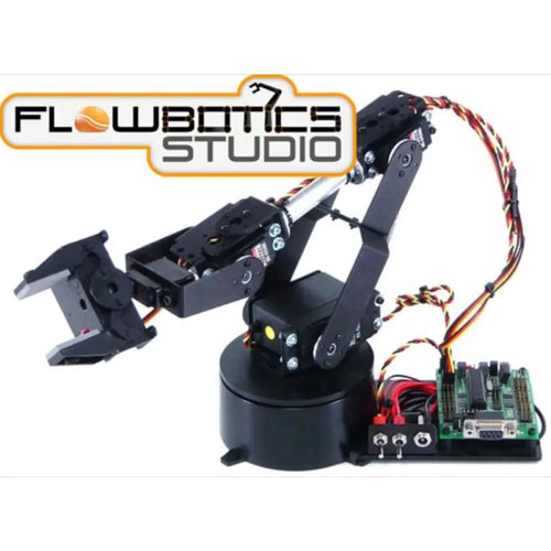 Lynxmotion AL5B 4DOF Robotic Arm SSC-32U Combo Kit (FlowBotics Studio)