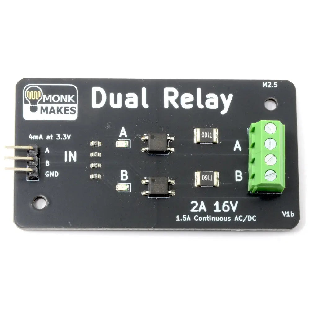 Monk Makes MonkMakes Dual Relay Module