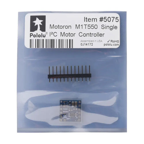 Motoron M1T550 Single I2C DC Motor Controller