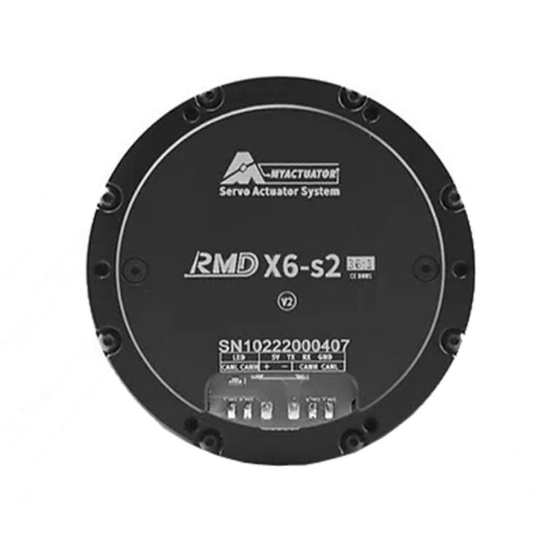 MY ACTUATOR RMD-X6 S2 V2 CAN Bus BLDC Actuator w/ 1:36 Reduction & MC-X-300-O Driver
