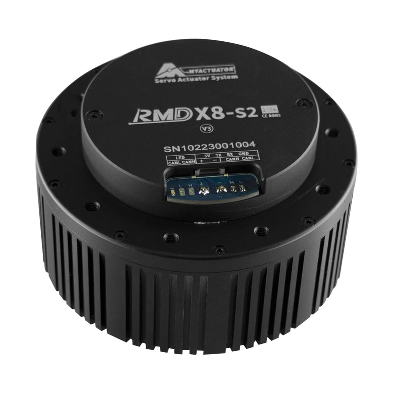 MYACTUATOR RMD-X8S2 V3, CAN BUS, 1:36, MC-X-500-O Brushless Servo Driver