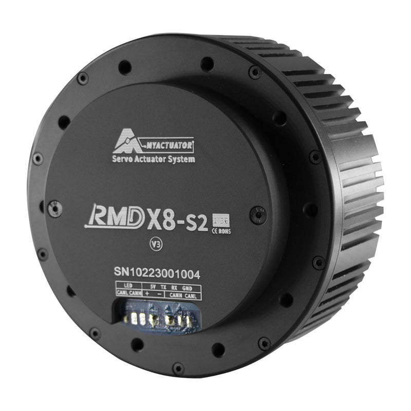 MYACTUATOR RMD-X8S2 V3, CAN BUS, 1:36, MC-X-500-O Brushless Servo Driver