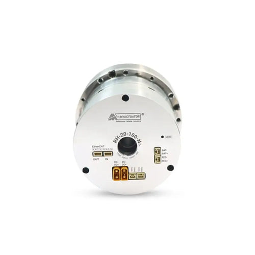 MyActuator RH Series BLDC Actuator, Dual Encoder, 100:1 Hollow Harmonic, CAN & Ethercat Communication,  80 N.m Peak Torque wo/ Brake