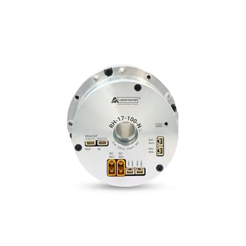 MyActuator RH Series BLDC Actuator, Dual Encoder, 100:1 Hollow Harmonic, CAN & Ethercat Communication,  54 N.m Peak Torque w/ Brake