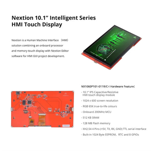 Nextion 10.1” Intelligent Series HMI Touch Display (NX1060P101-R)