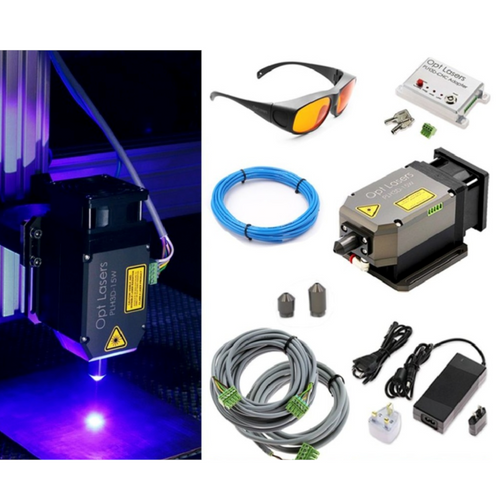 Opt Lasers OpenBuilds Lead CNC Laser Upgrade Kit w/ PLH3D-15W Engraving Laser Head
