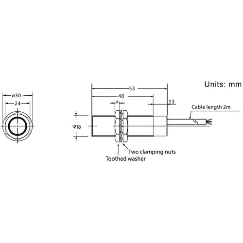 Phidgets IR Beam Break Proximity Sensor - 15M