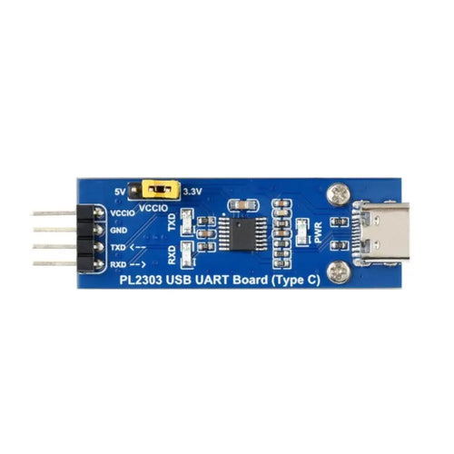 PL2303 USB UART Board (Type C), USB to UART (TTL) Communication Module, USB-C