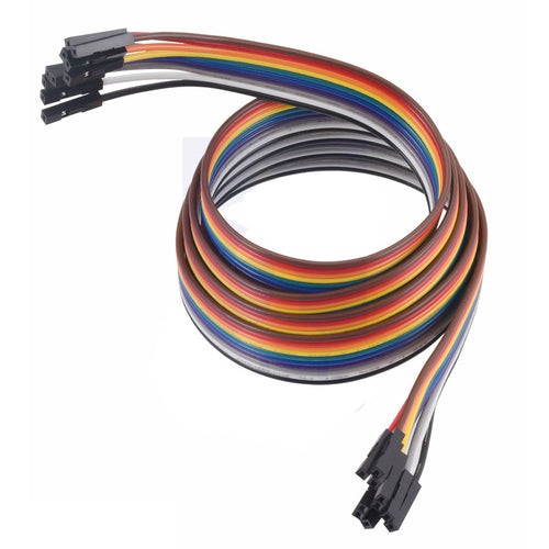 Pololu 36-inch 10-Color Female-to-Female Ribbon Jumper Wire (10x)